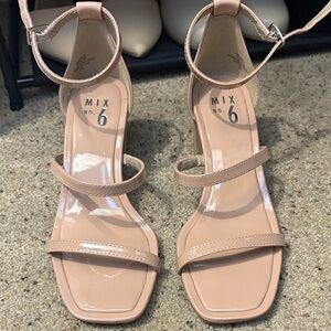 Mix No. 6 Women's Blush Strappy Heels